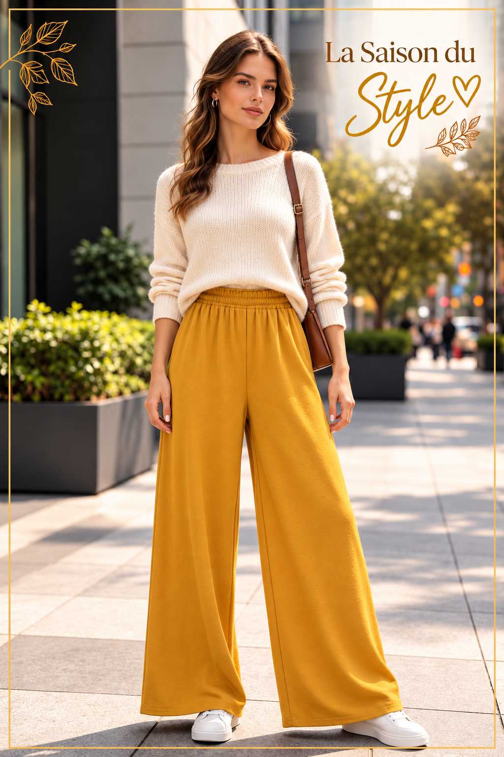 Pantalon fluide Emma (style palazzo) Divers coloris