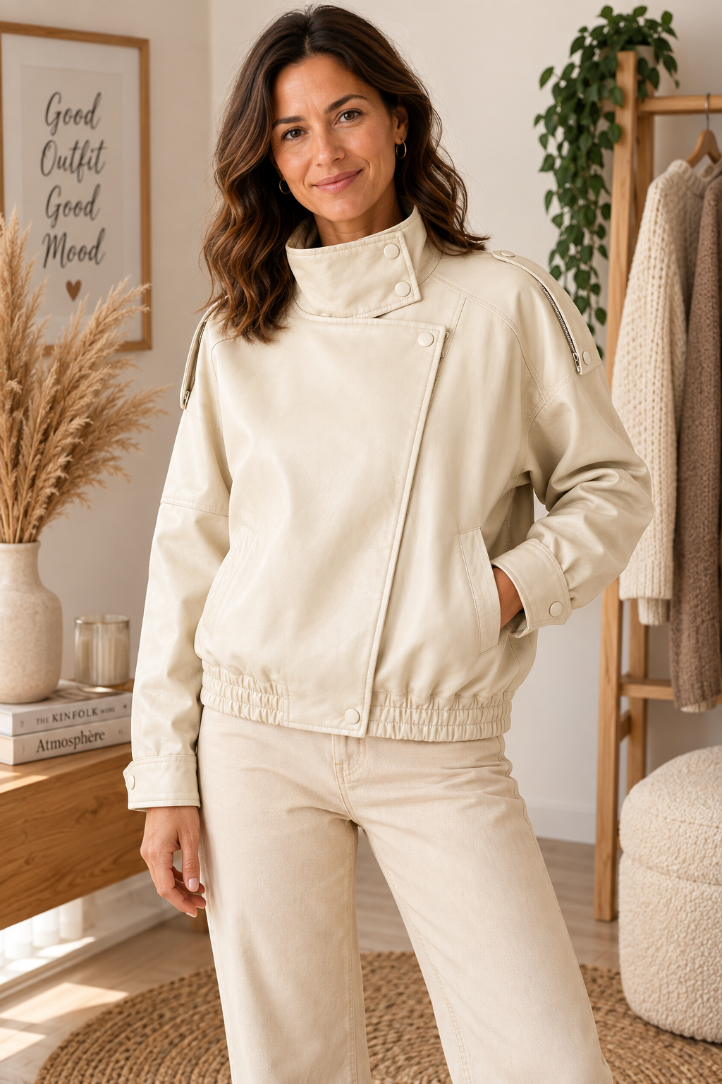 Veste Simili Cuir