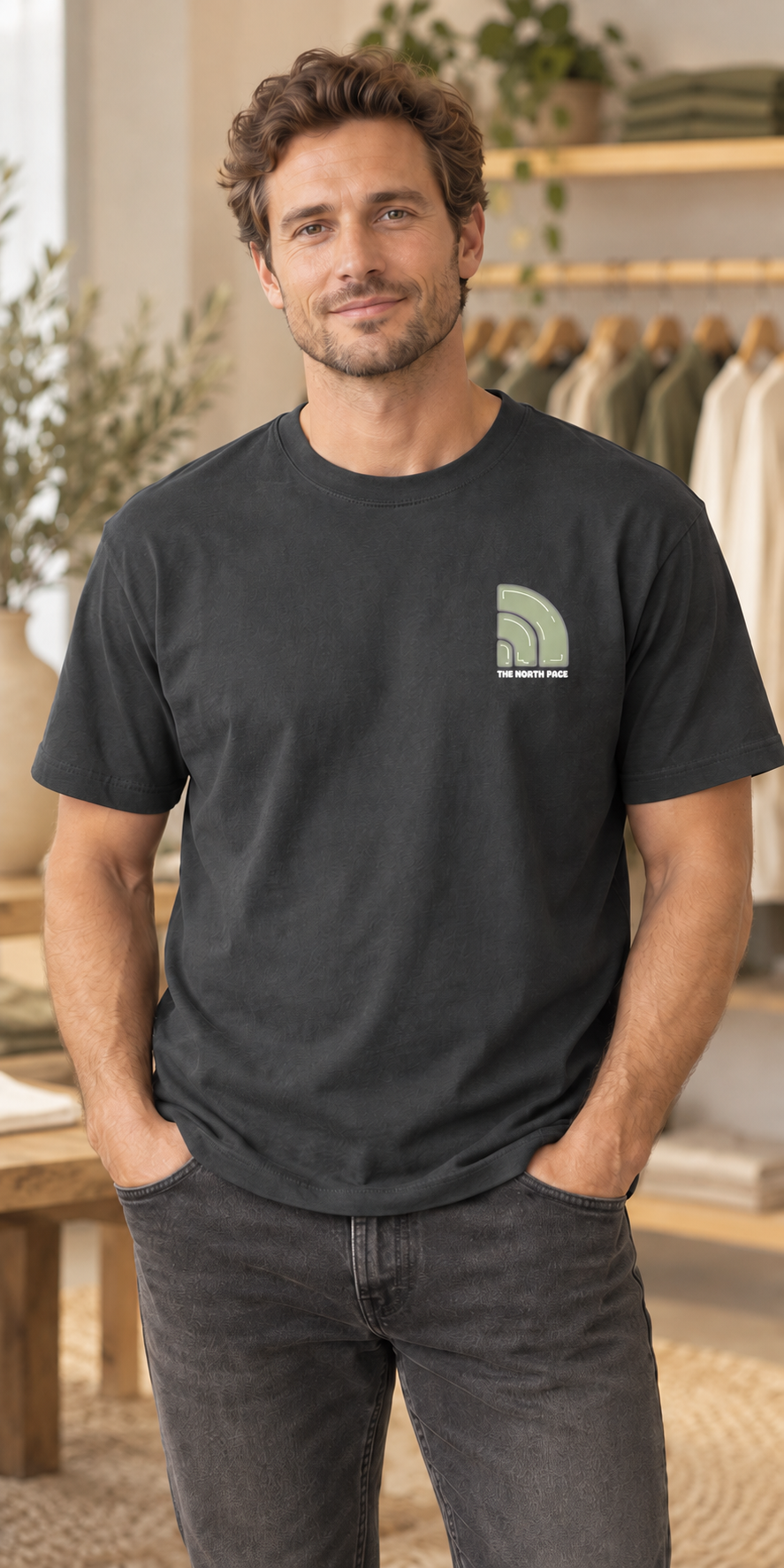 T-shirt homme The North Face noir
