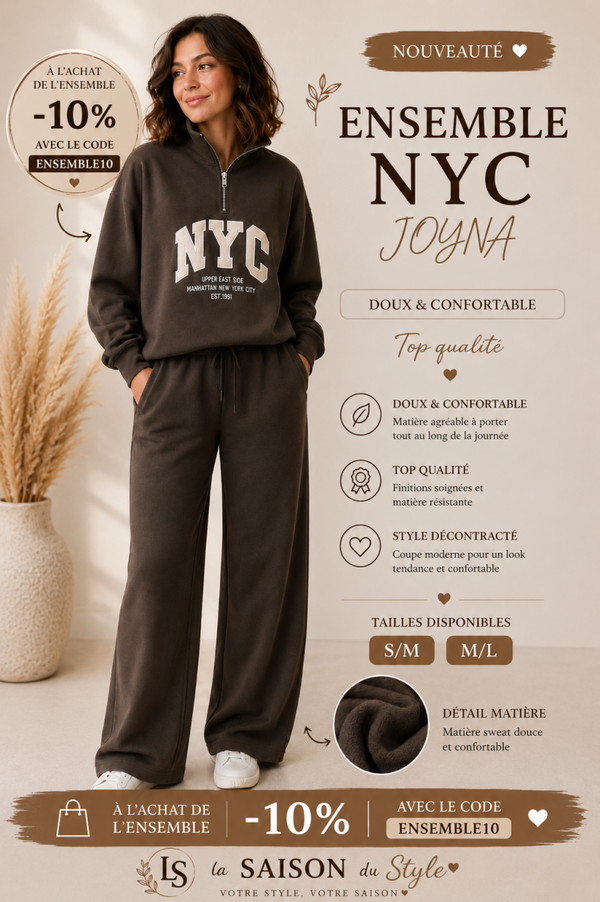 Ensemble Pantalon et Sweat NYC Joyna