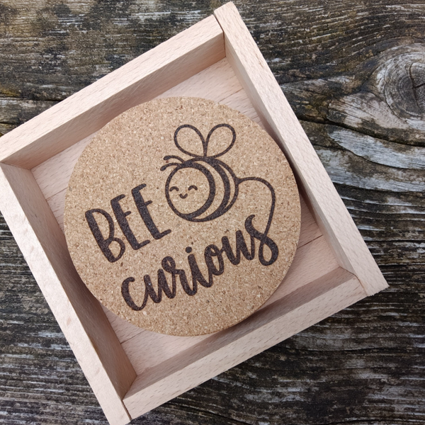 Glasuntersetzer Serie Bee