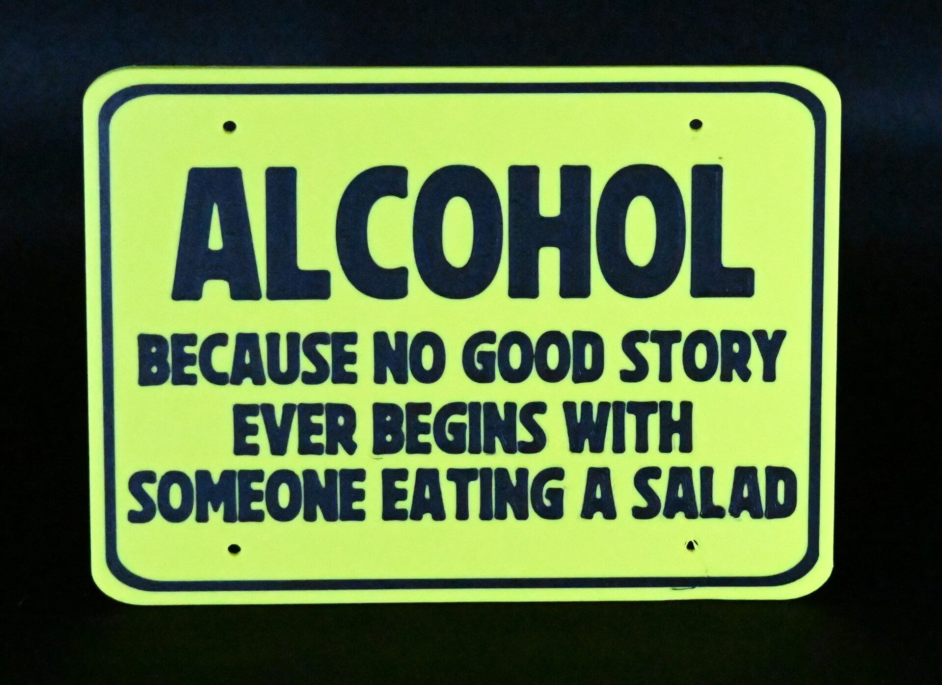 Alcohol - Large Sign