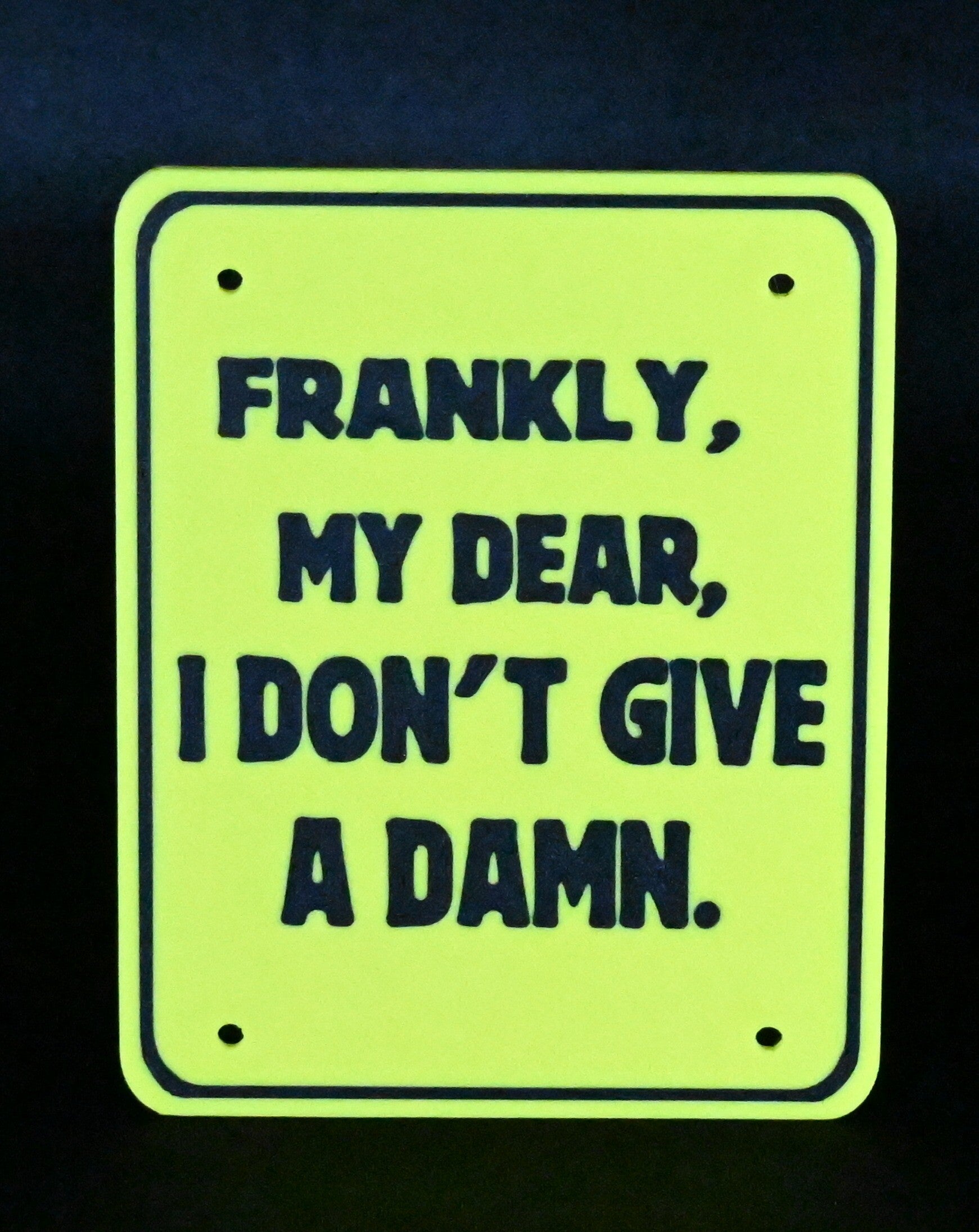 Frankly My Dear