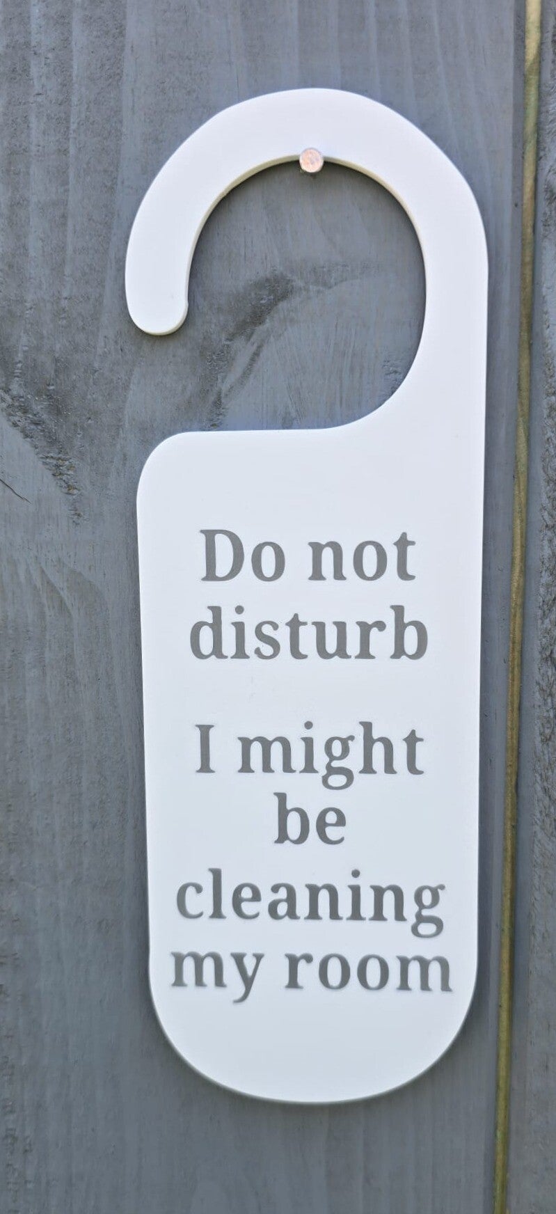 I might be cleaning my room door hanger