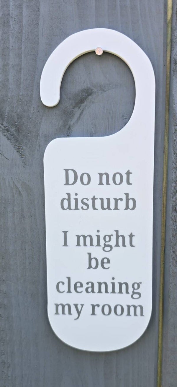 I might be cleaning my room door hanger