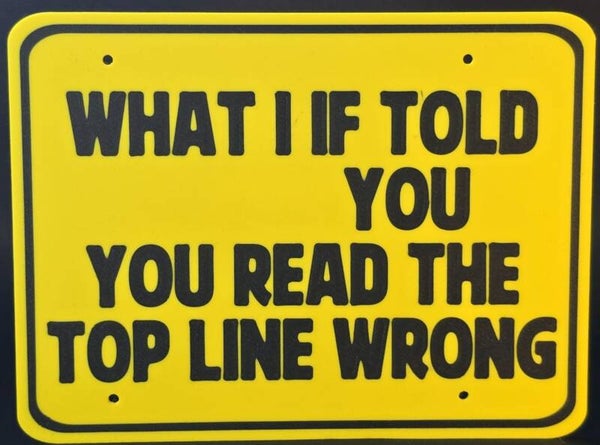 What I If - Large Sign