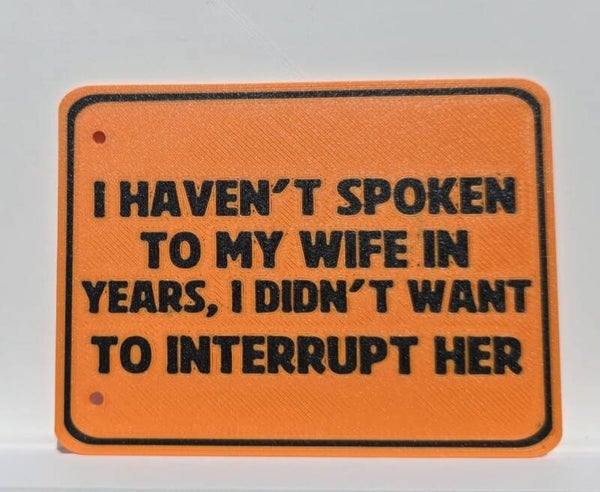 Spoken To My Wife