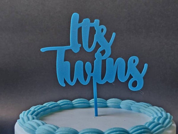 It's Twins Cake Topper