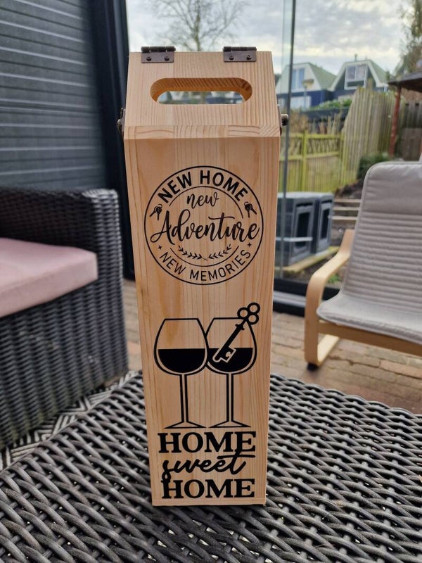 Wijnkist en wijnrek in één (Kopie)