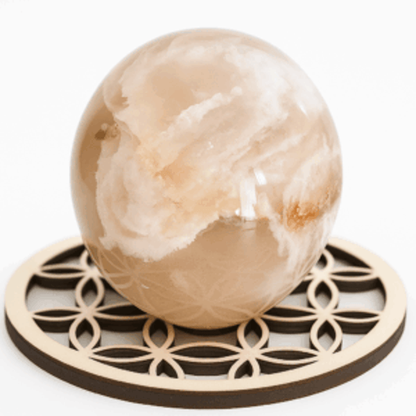 Sphère Agate Plume 6 cm