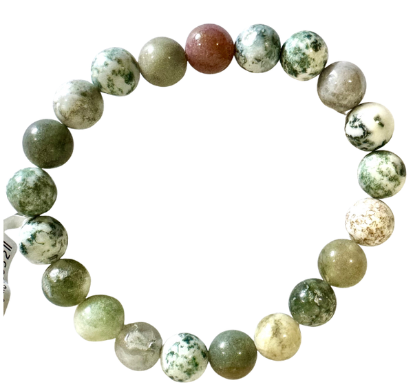 Bracelet Agate Arbre 8 mm