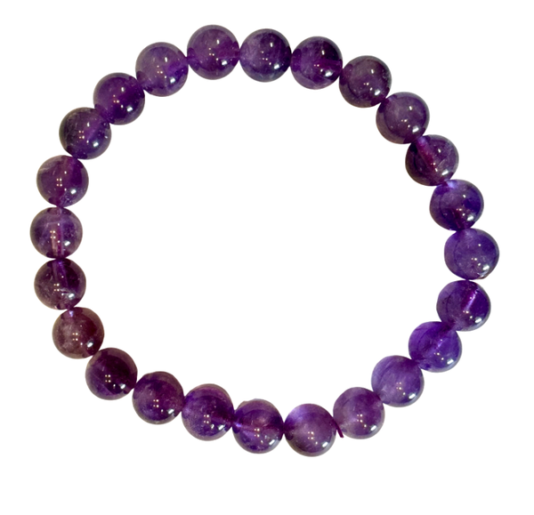 Bracelet Améthyste Brésil 8mm