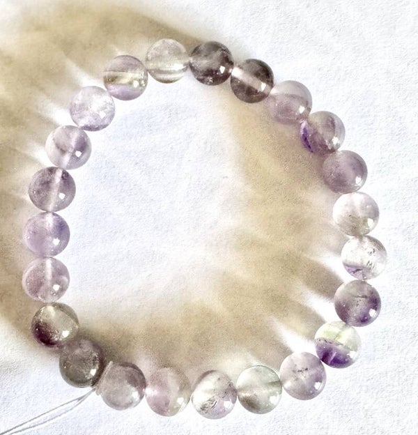 Bracelet Améthyste Violette 8 mm