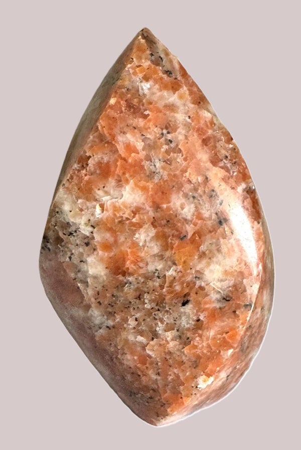 Forme Libre Calcite Orange 11 cm hauteur