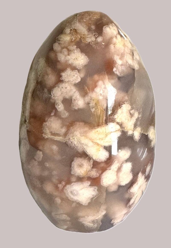 Forme Libre  Agate Fleur 10 cm hauteur