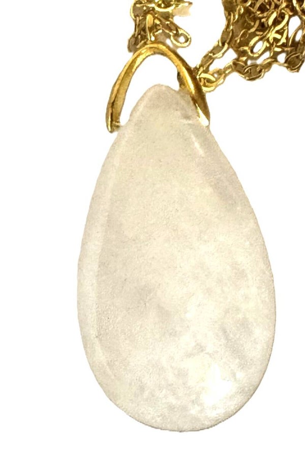 Pendentif Quazt forme larme