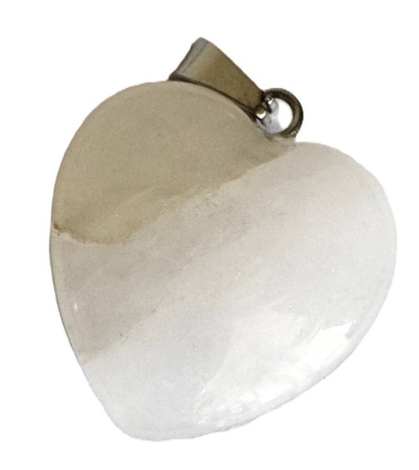 Pendentif forme Coeur Quartz