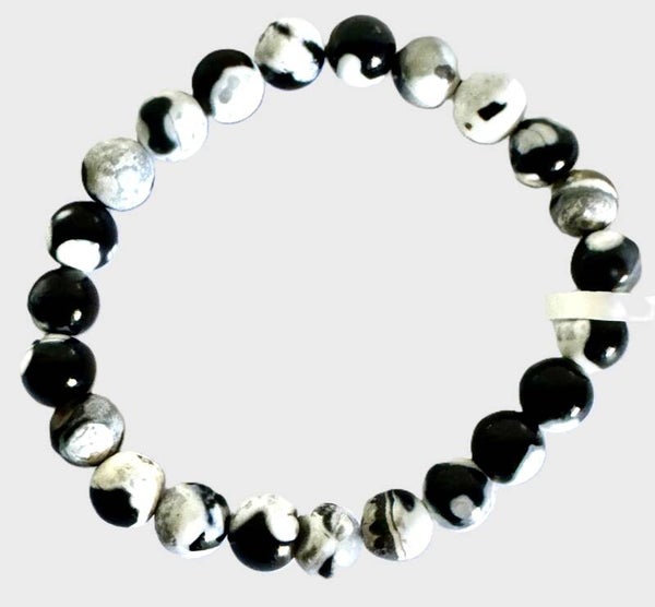 Bracelet Agate Orque 8 mm