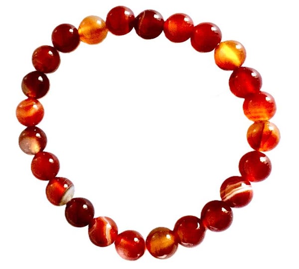 Bracelet Cornaline AA 8 mm