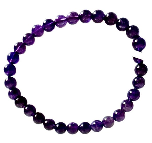 Bracelet Améthyste 6mm