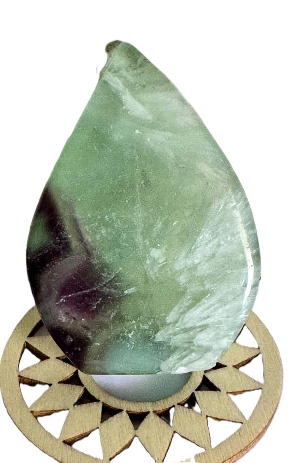 Forme libre Fluorite plume