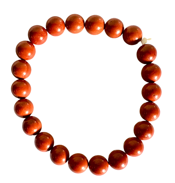 Bracelet Jaspe Rouge  8 mm