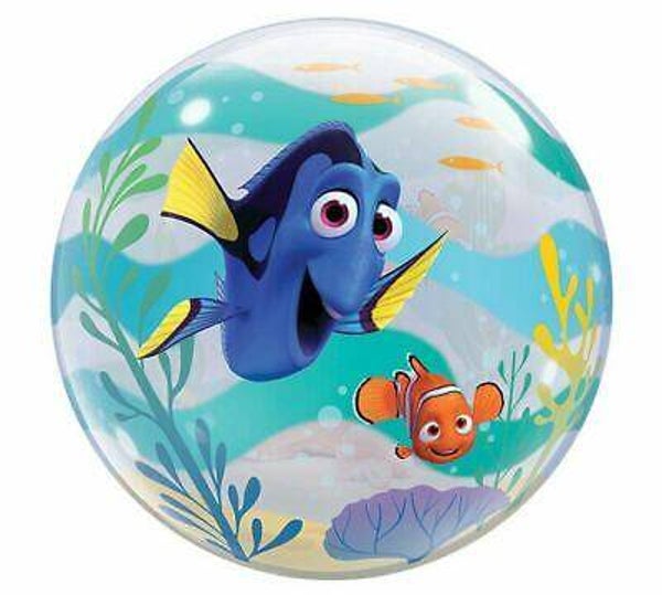 Nemo Dory  | Folie Ballon  | Kids | Inclusief Helium en Lint | S | Blauw
