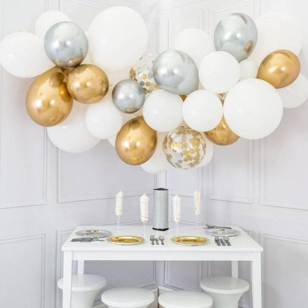 Ballonnenwolk Zilver & Gold