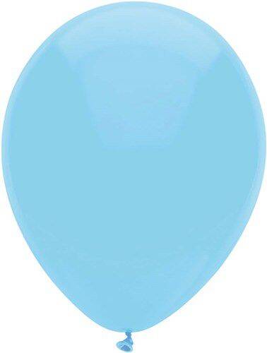 Baby Blauw  | Pastel Latex Helium Ballon | Inclusief Helium en Lintje