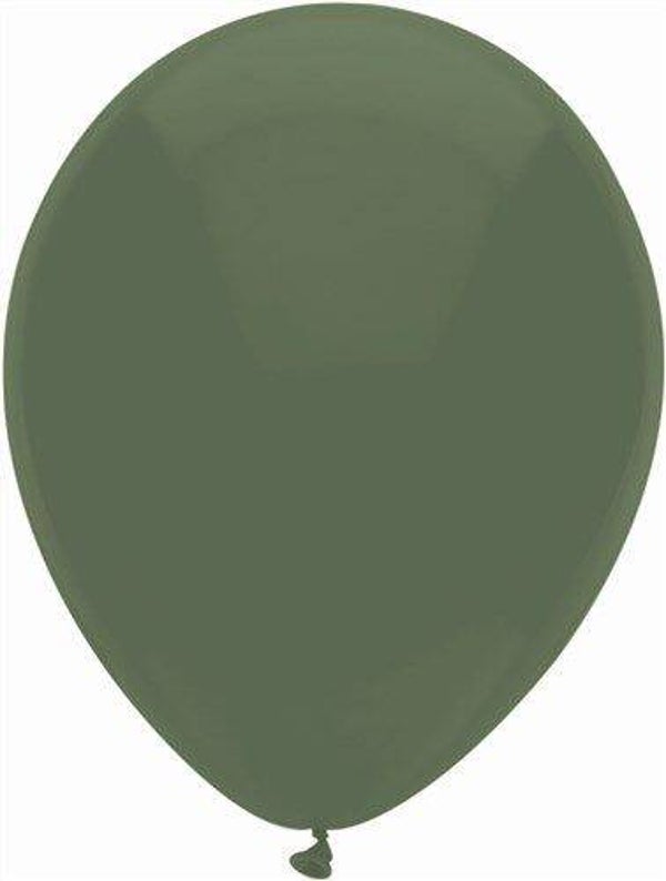 Eucalypthus Groen | Pastel Latex Helium Ballon | Inclusief Helium en Lintje