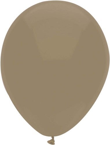 Sienna Bruin | Pastel Latex Helium Ballon | Inclusief Helium en Lintje