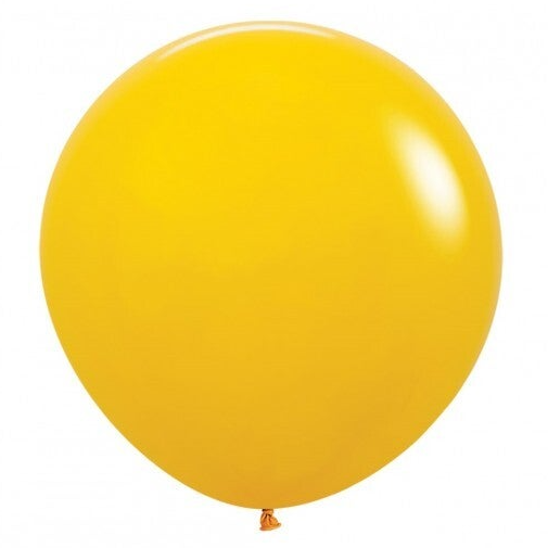 Reuze Ballon | Inclusief Helium en Lint | Latex Fashion | XL 60 cm | Honing Geel