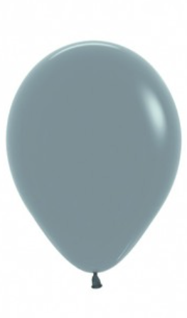 Dusk Blauw | Pastel Matte Latex Helium Ballon | Inclusief Helium en Lintje
