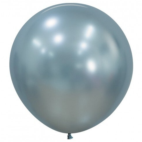 Reuze Ballon | Inclusief Helium en Lint | Latex Silk | XL 60 cm | Ijs Blauw
