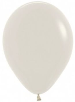 Dusk Creme Wit | Pastel Matte Latex Helium Ballon | Inclusief Helium en Lintje