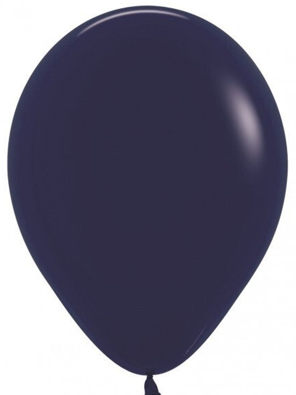 Navy blauw | Pastel Latex Helium Ballon | Inclusief Helium en Lintje