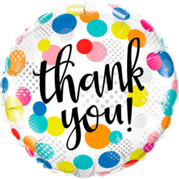 Bedankt  | Folie ballon  | Mix | Bedankt | Inclusief Helium en Lint | 45 cm | Zilver