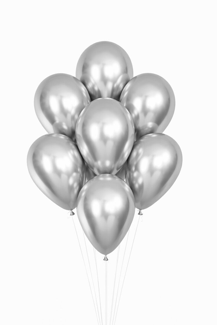 Tros Zilver Universe VIP Special Serie Helium Ballonnen | 9 stuks inc helium