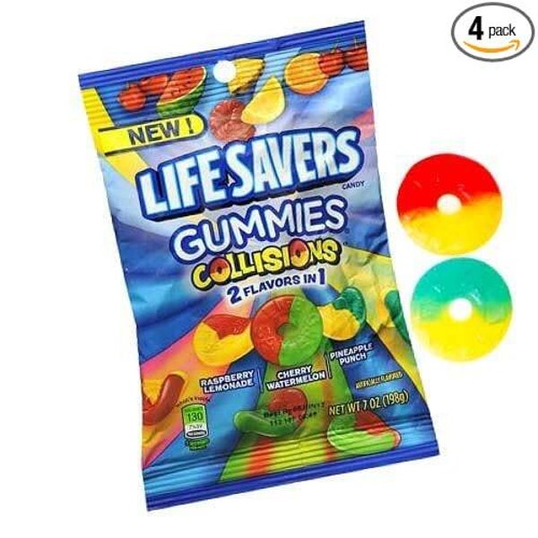 Life savers Gummies Collisions 2 Flavors in 1