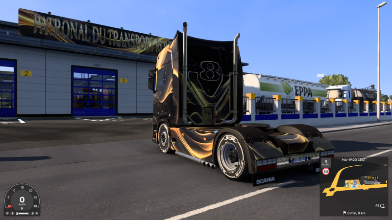 Scania NEPFRET au garage