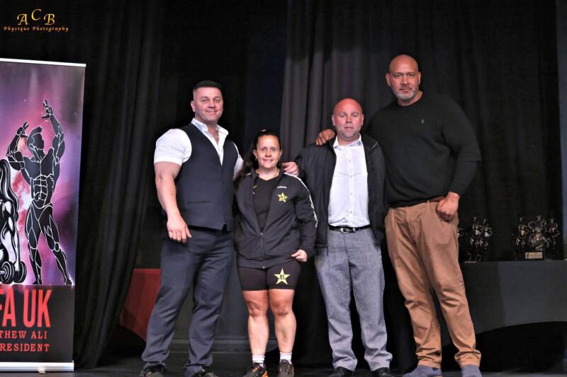 Ibfa Uk President Matthew Ali. Promoters Nicola Gilbert, Anthony Ali &amp; Paul Cameron 