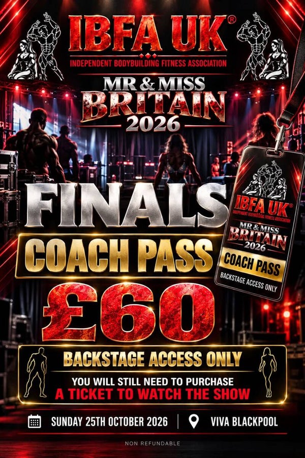 IBFA UK®  MR & MISS BRITAIN COACH PASS