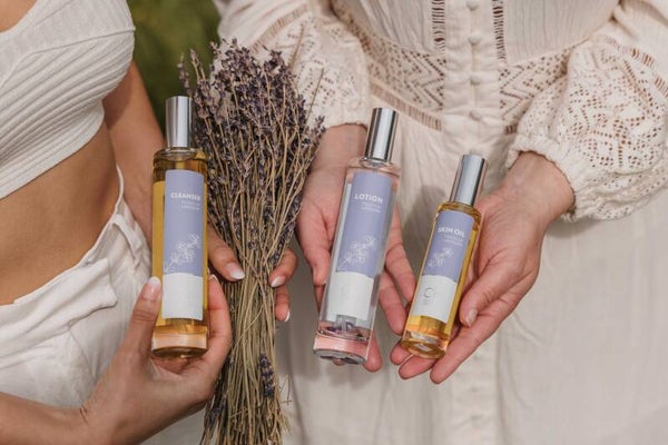 3 Staps Skincare routine Lavender