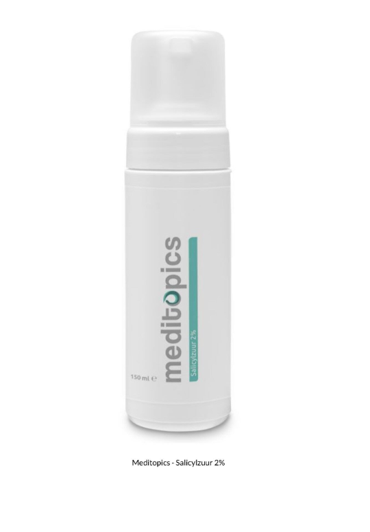 Meditopics 2% salicylzuur foam/exfoliate