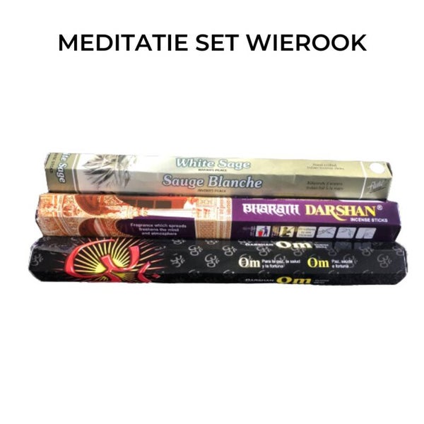 Meditatie set wierook - reiniging, bescherming, meditatie