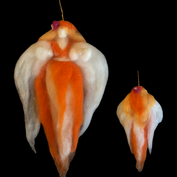 Vilt Godin - oranje (lengte ong 12,5 cm)