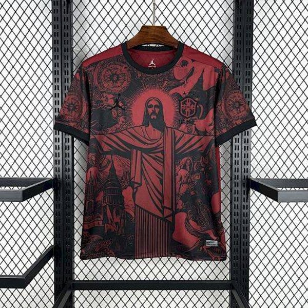 Brazil 2025/26 Jordan Black and Red Special Edition Jersey