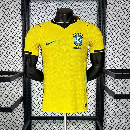 Men's Brazil football uniform 2026 World Cup Home Soccer Jersey Player Version