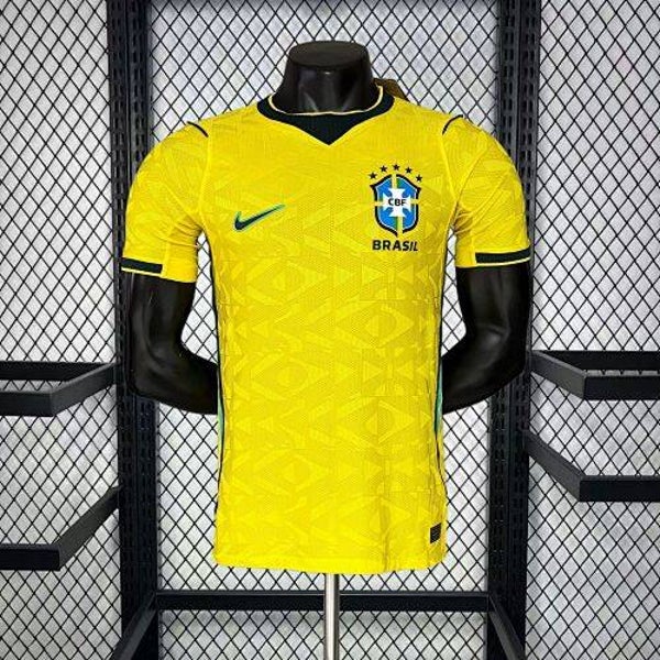 Men's Brazil football uniform 2026 World Cup Home Soccer Jersey Player Version