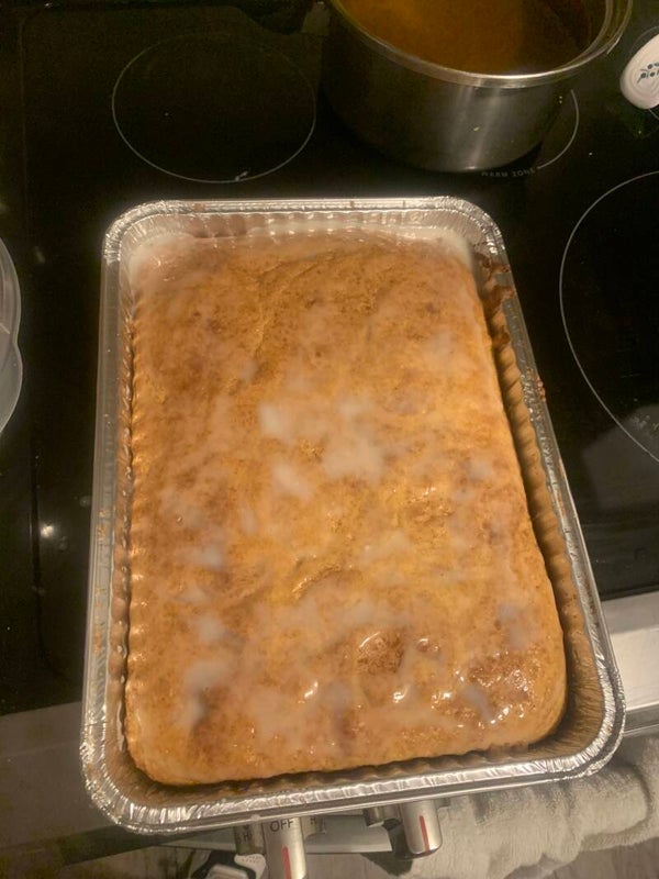 Home Made Honey Bun Cake